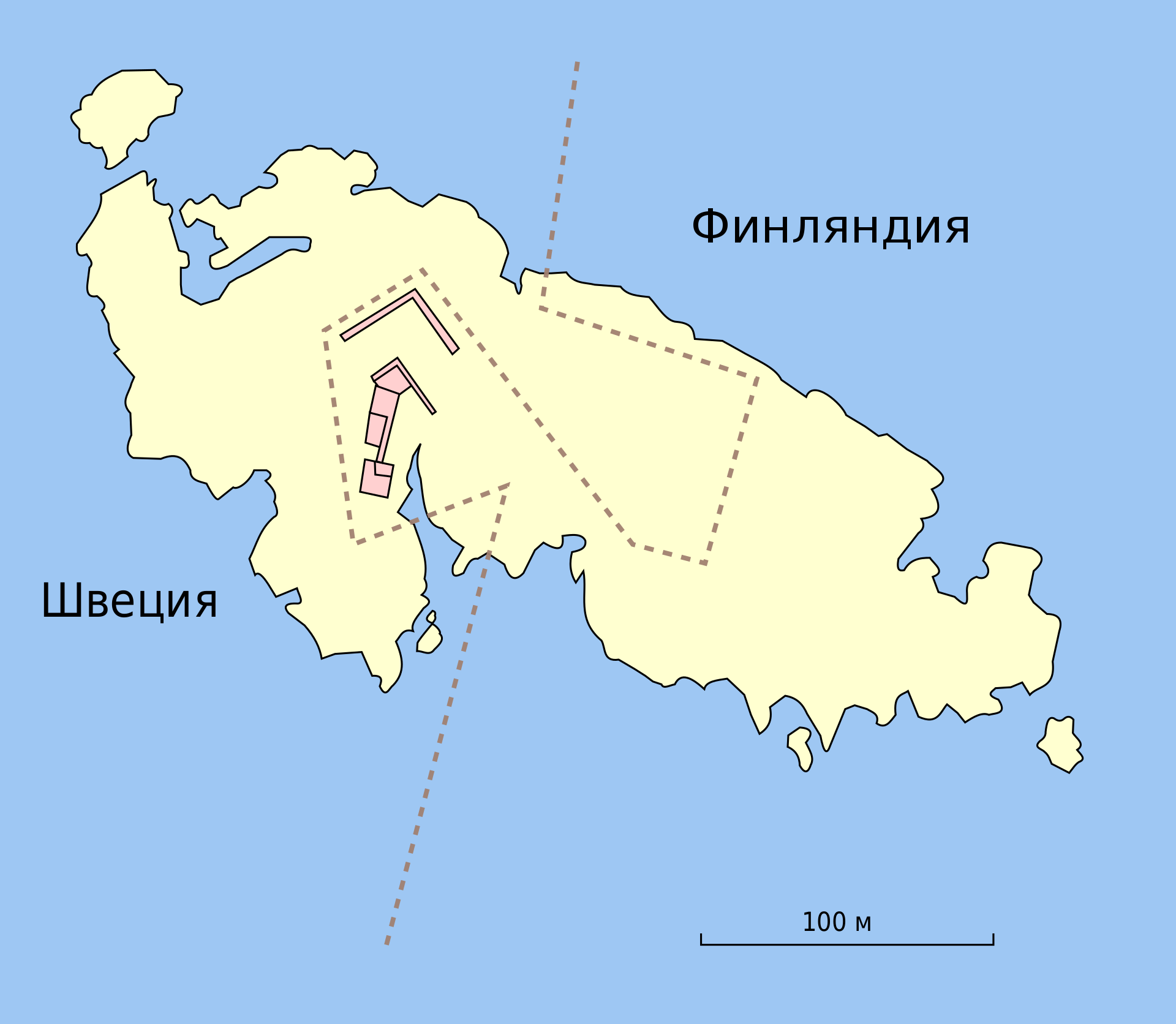 Карта Острова Меркет